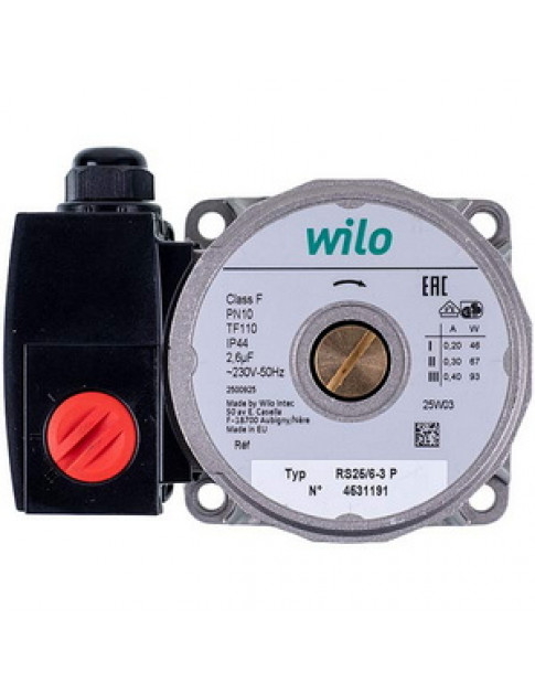 Насос циркуляційний Wilo RS 25/6-3 P 93 Вт для газового котла