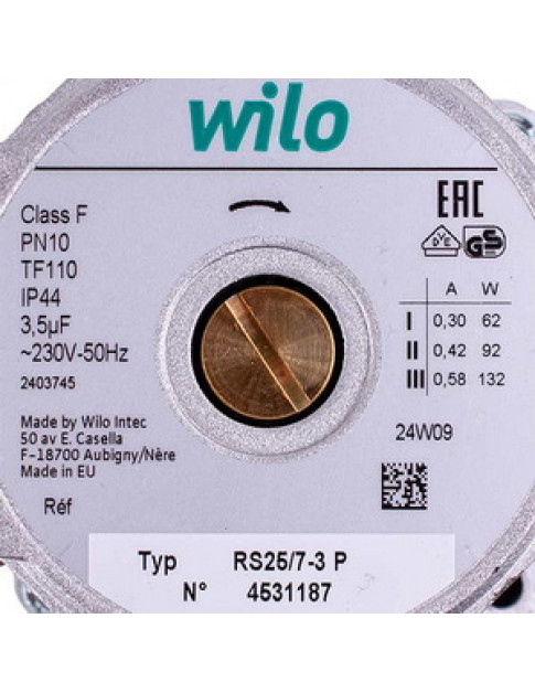 Насос циркуляційний Wilo Star-RS 25/70 180 (сірий)