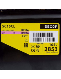 Компресор для холодильника SECOP (DANFOSS) SC15CL R404а/R507а 615W (з пусковим реле BN221)