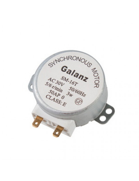 Двигун піддона SM-16T 3W для мікрохвильової печі (мікрохвильовки) Galanz