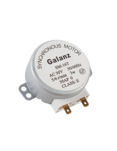 Двигун піддона SM-16T 3W для мікрохвильової печі (мікрохвильовки) Galanz