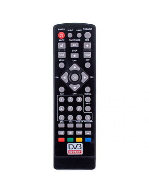 Пульт дистанційного керування для DVB-T2 Beko T3, T5, T7, T777