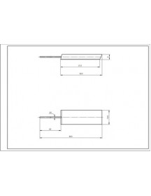 uni155-540 Щётки двигателя (2 шт) для стиральной машины 13,5x5x40mm
