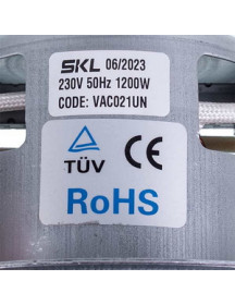 Двигун для пилососа VAC021UN SKL D=130/84 mm H=34/109 mm 1200 W