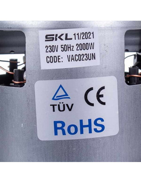 Двигун для пилососа VAC023UN SKL D=130/84 mm H=27/113 mm 2000 W