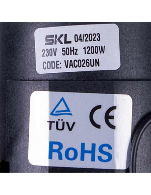 Двигун для мийного пилососа VAC026UN SKL D=143/77 mm H=68/176 mm 1200 W