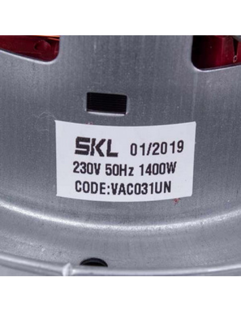 Двигун для пилососа VAC031UN (з виступом) SKL D=134/84 mm H=35/101 mm 1400 W Двигун для пилососа VAC031UN (з виступом) SKL D=134/84 mm H=35/101 mm 1400 W