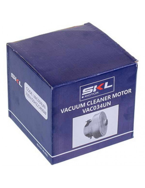 Двигун для пилососа VAC034UN (з виступом) SKL D=130/84 mm H=34/121 mm 1400 W Двигун для пилососа VAC034UN (з виступом) SKL D=130/84 mm H=34/121 mm 1400 W
