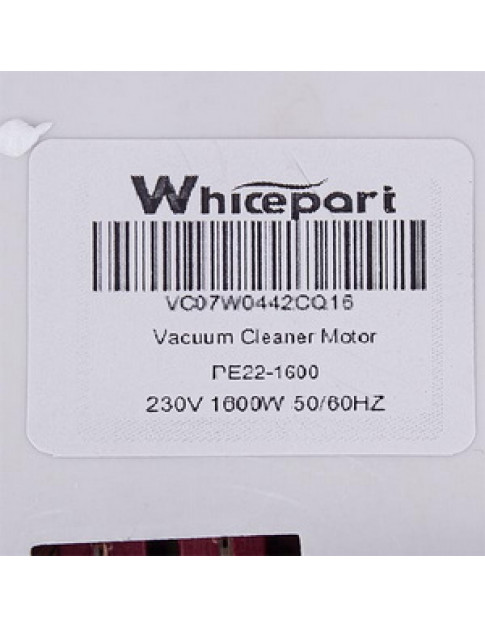 Двигун для мийного пилососа VC07W0442CQ16 Whicepart D=133/91 mm H=32/130 mm 1600 W Двигун для мийного пилососа VC07W0442CQ16 Whicepart D=133/91 mm H=32/130 mm 1600 W