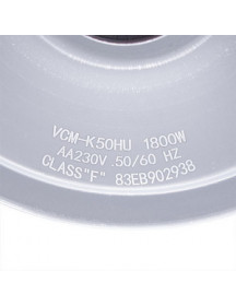 Двигун для пилососа VC07W202FQ (з виступом) D=135/82 mm H=37/102 mm 1800 W