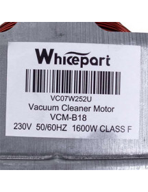 Двигун для пилососа VC07W252U VCM-B18 (з виступом) Whicepart D=100/83 mm H=105/27 mm 1600 W