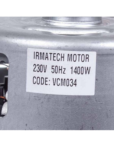 Двигун для пилососа VCM034 IRMATECH MOTOR D=130/84 mm H=34/114 mm 1400 W 230 V