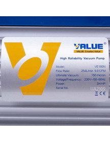 Вакуумний насос Value VE-180 (1 ступ./226 л/хв.)