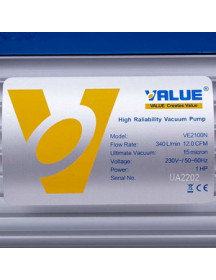 Вакуумний насос Value VE-2100 (2 ступ./283 л/хв.)