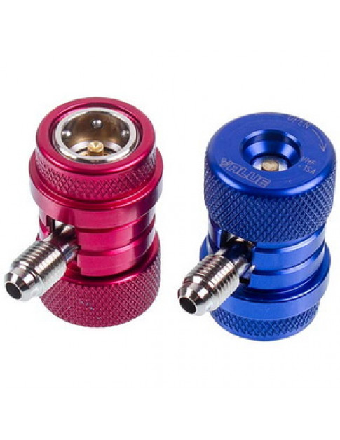 Манометричний колектор 2-вентильний VALUE VMG-2 R134aВ + шланги 3шт.x900mm + автомуфти 2шт. (R134a)