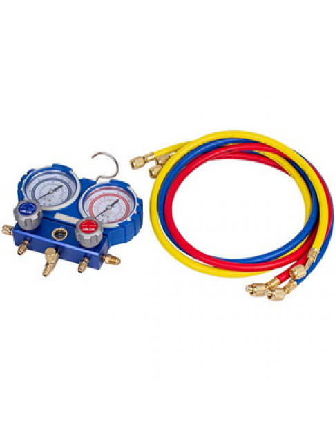 Манометрический колектор 2-вентильний VMG -2 R32 (R32) Value + шланги 3шт.x900mm