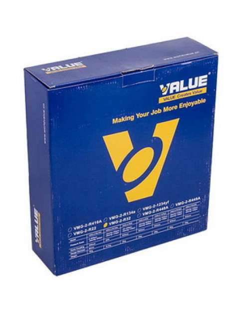 Манометрический колектор 2-вентильний VMG -2 R32 (R32) Value + шланги 3шт.x900mm