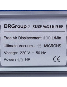 Вакуумний насос BRGroup VP-100-2-VS (2 ступ. 100 л/хв.) Вакуумний насос BRGroup VP-100-2-VS (2 ступ. 100 л/хв.)