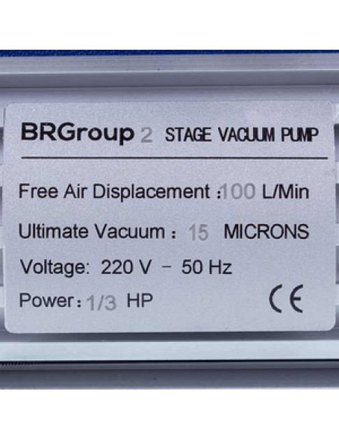 Вакуумний насос BRGroup VP-100-2-VS (2 ступ. 100 л/хв.) Вакуумний насос BRGroup VP-100-2-VS (2 ступ. 100 л/хв.)