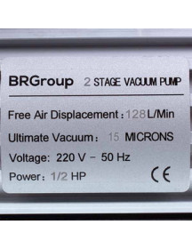 Вакуумний насос BRGroup VP-128-2-V (2 ступ./128 л/хв.) Вакуумний насос BRGroup VP-128-2-V (2 ступ./128 л/хв.)