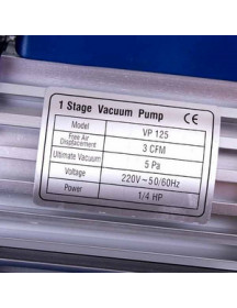 Вакуумний насос VP125 (1 ступ. 70 л/хв.)
