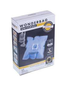 Набір мішків (5шт) Wonderbag Classic + адаптер для пилососа Rowenta WB406140