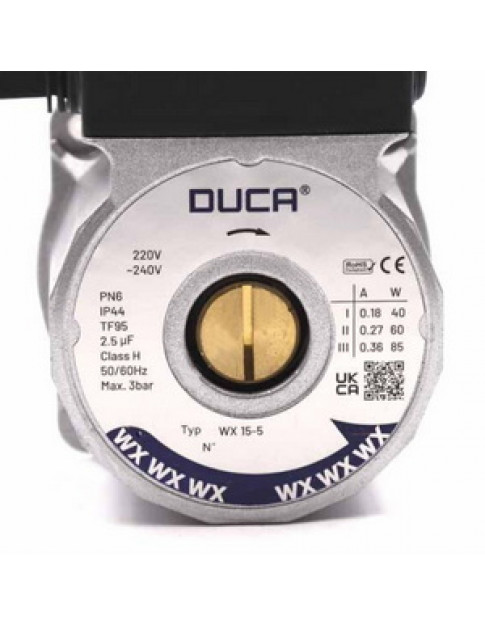 Насос циркуляційний Duca WX 15-5 85 Вт D=21 мм для газового котла