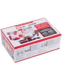 Набір баночок для йогуртниці Tefal XF1001E1 (6шт) B=74mm H=74mm (червона кришечка)