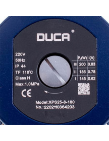Насос циркуляційний у зборі Duca XPS25-8-180 200 Вт для газового котла