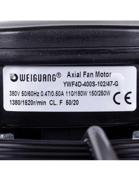 Осьовий вентилятор Weiguang YWF4D-400S-102/47-G (трифазний) 380V 1380/1520rpm 3400 м3/год