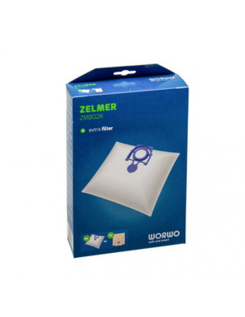 Набір мішків ZMB02K WORWO (4 шт) для пилососів Zelmer \ Bosch