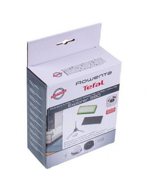 Набір фільтрів HEPA і поролон + щітки для бічних кромок робота пилососа Rowenta Explorer Serie 80 ZR177002