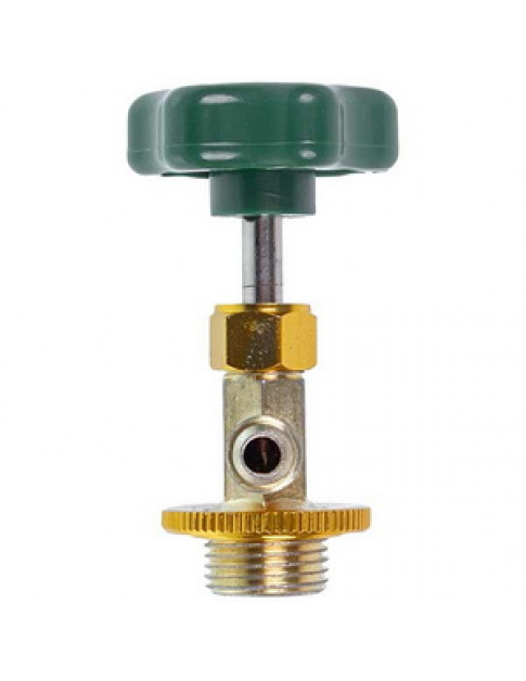 Кран универсальный для заправки литровых баллонов К-538/338 для R12 (с резьбой М12*1,25)