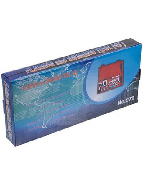 Набір для обробки труб СТ-278L (вальцювання, труборозширювач, труборіз, ключ)