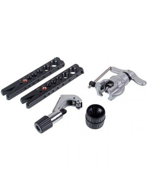 Набір вальцювальний  СТ-808 AL inch (дюймовий) + ріммер і труборіз D труби= 1/4” – 3/4”