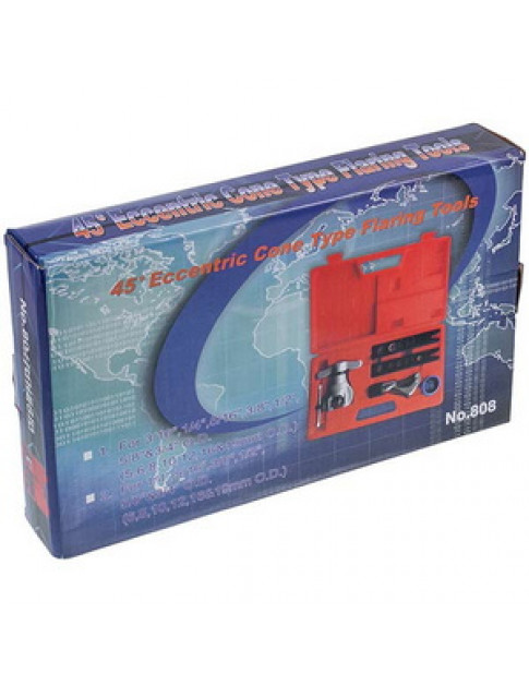 Набір вальцювальний  СТ-808 AL inch (дюймовий) + ріммер і труборіз D труби= 1/4” – 3/4”