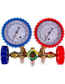 Манометричний колектор 2-вентильний СТ-536G  (R12 R22 R404 R134) + шланги 3шт.x900mm