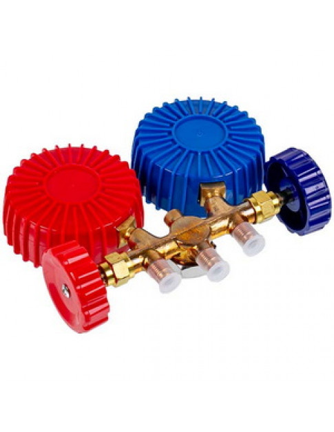 Манометричний колектор 2-вентильний СТ-536G (R12 R22 R404 R134) + шланги 3шт.x900mm Манометричний колектор 2-вентильний СТ-536G (R12 R22 R404 R134) + шланги 3шт.x900mm