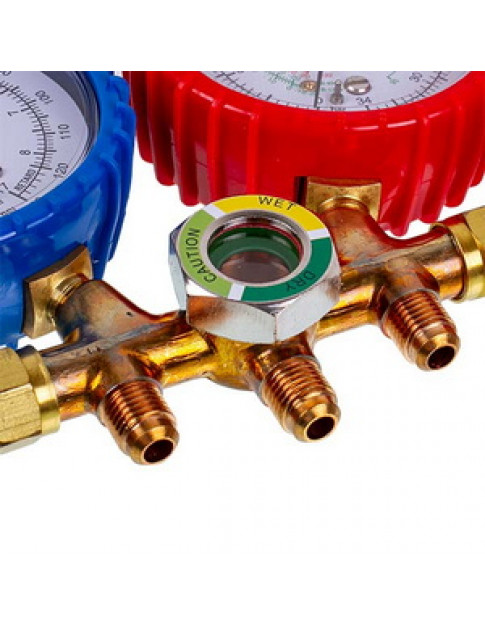 Манометричний колектор 2-вентильний СТ-536G (R12 R22 R404 R134) + шланги 3шт.x900mm Манометричний колектор 2-вентильний СТ-536G (R12 R22 R404 R134) + шланги 3шт.x900mm