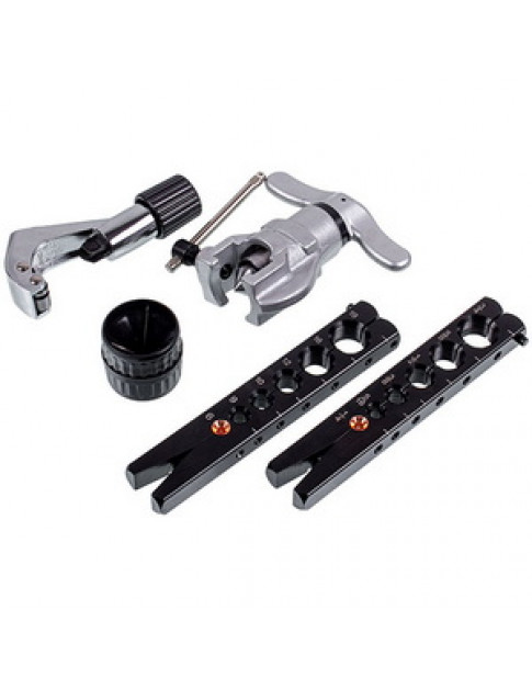 Набір вальцювальний СТ-808 F (дюймово-метричний) + риммер і труборіз D труби= 1/4” – 3/4” (6-19mm)